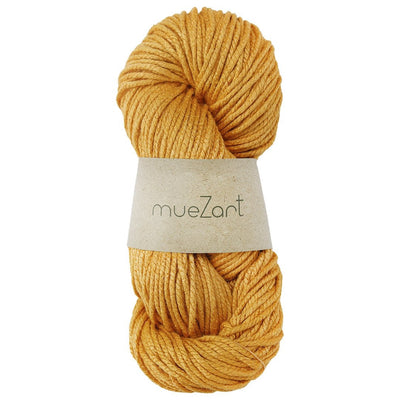 Yellow Colour Natural Dyed Eri Silk Yarn 3/3 | Worsted Yarn -  Best Yarn For Knitting
