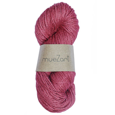 Pink Colour Natural Dyed Eri Silk Yarn 3/3 | Worsted Yarn -  Best Yarn For Knitting