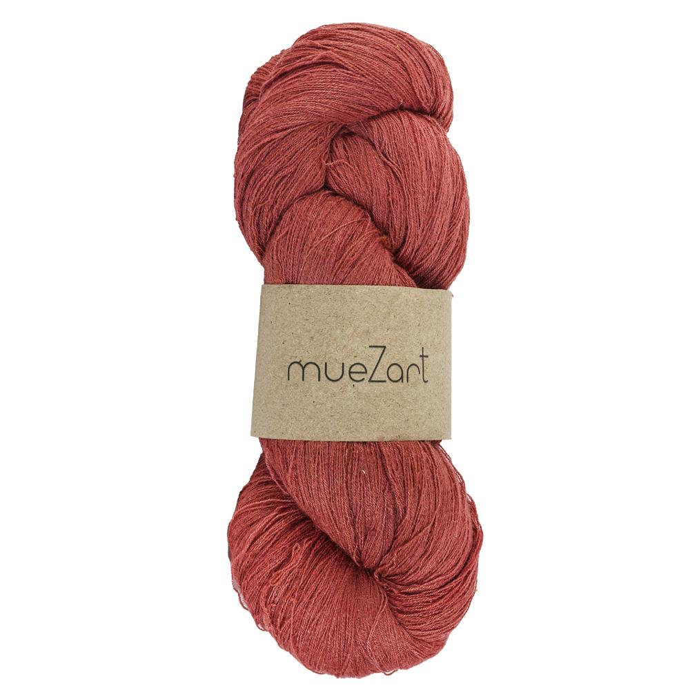 Eri silk Annatto Orange 60/2 Fine lace 100g yarn | Muezart
