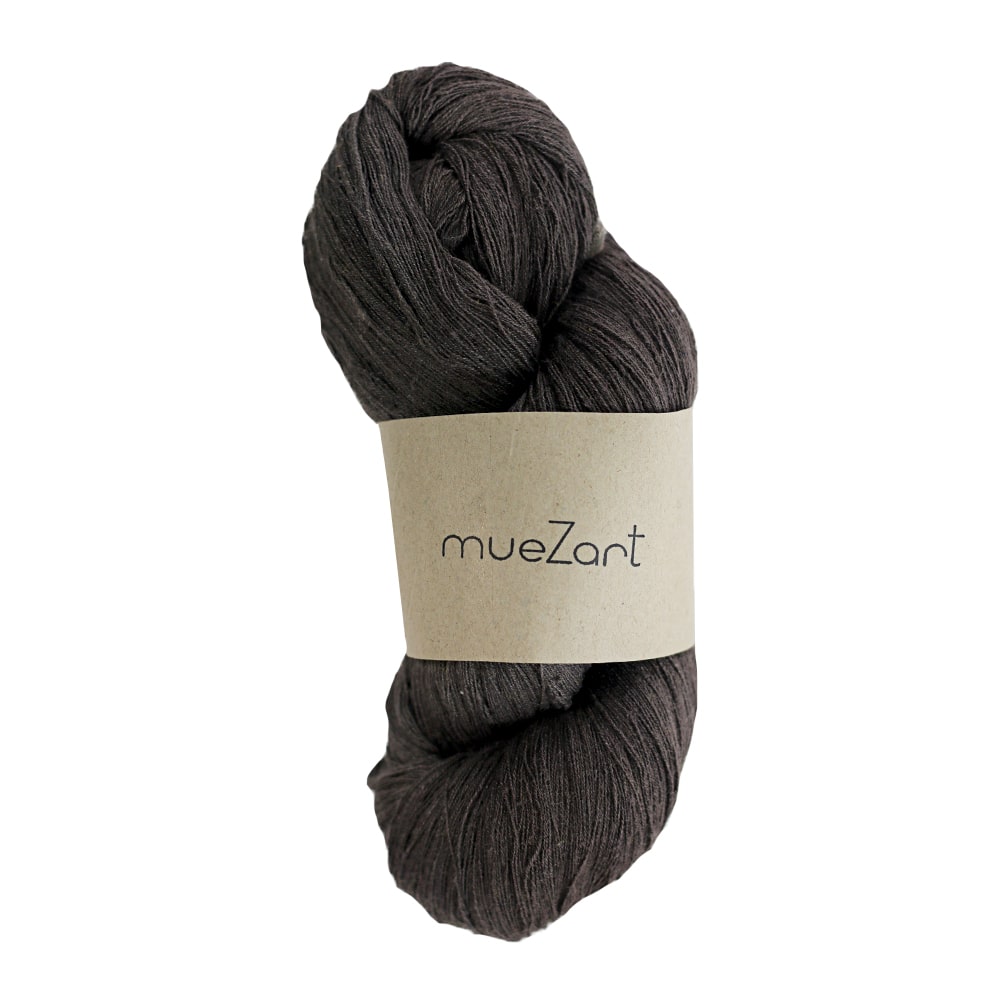Eri silk naturally dyed fine lace weight yarn | Muezart