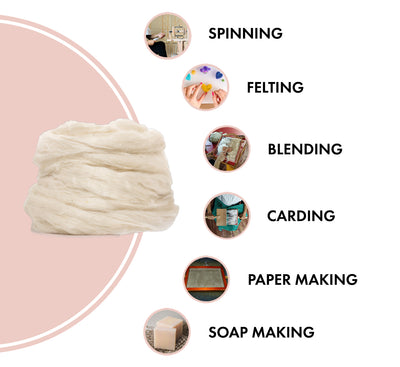 Eri silk roving | Muezart