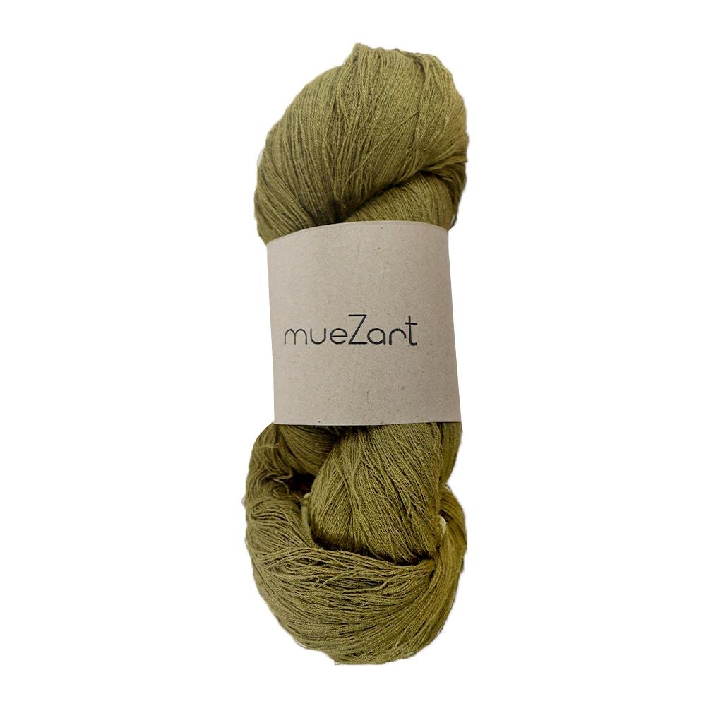 Eri silk Fern Green 60/2 Fine lace 100g yarn | Muezart