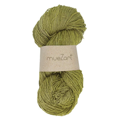 Buy Light Fingering Weight Yarn - Eri Silk Yarn For Crochet and Knitting - Green Colour