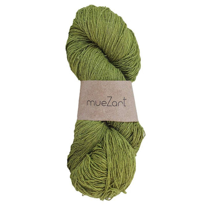 Buy Light Fingering Weight Yarn - Eri Silk Yarn For Crochet and Knitting - Green Colour