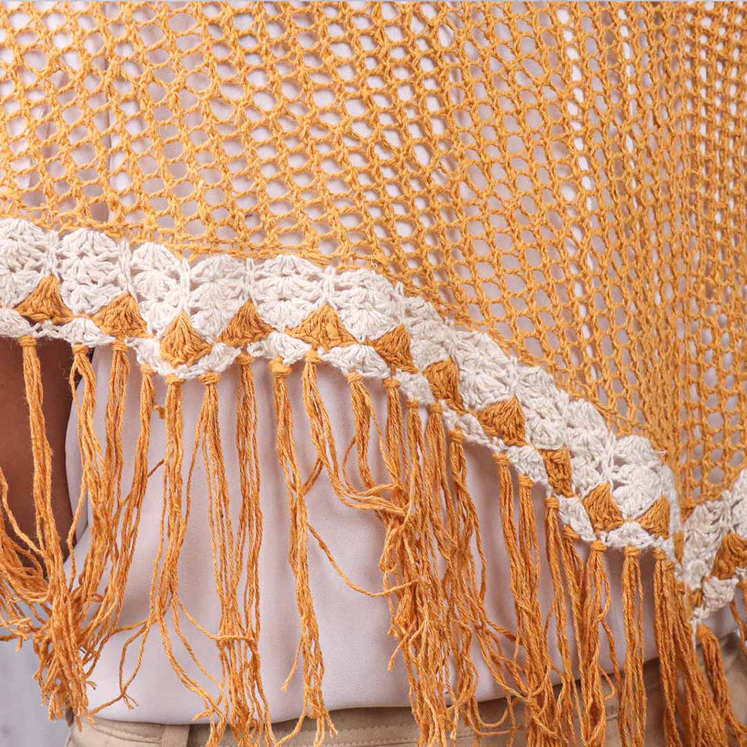 Lace Triangle Knitted Shawl Pattern
