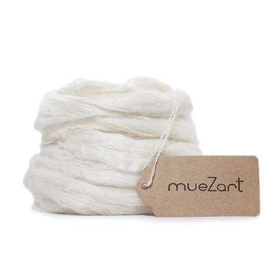eri silk sliver | sliver eri silk | sustainable yarn | vegan sliver | Muezart