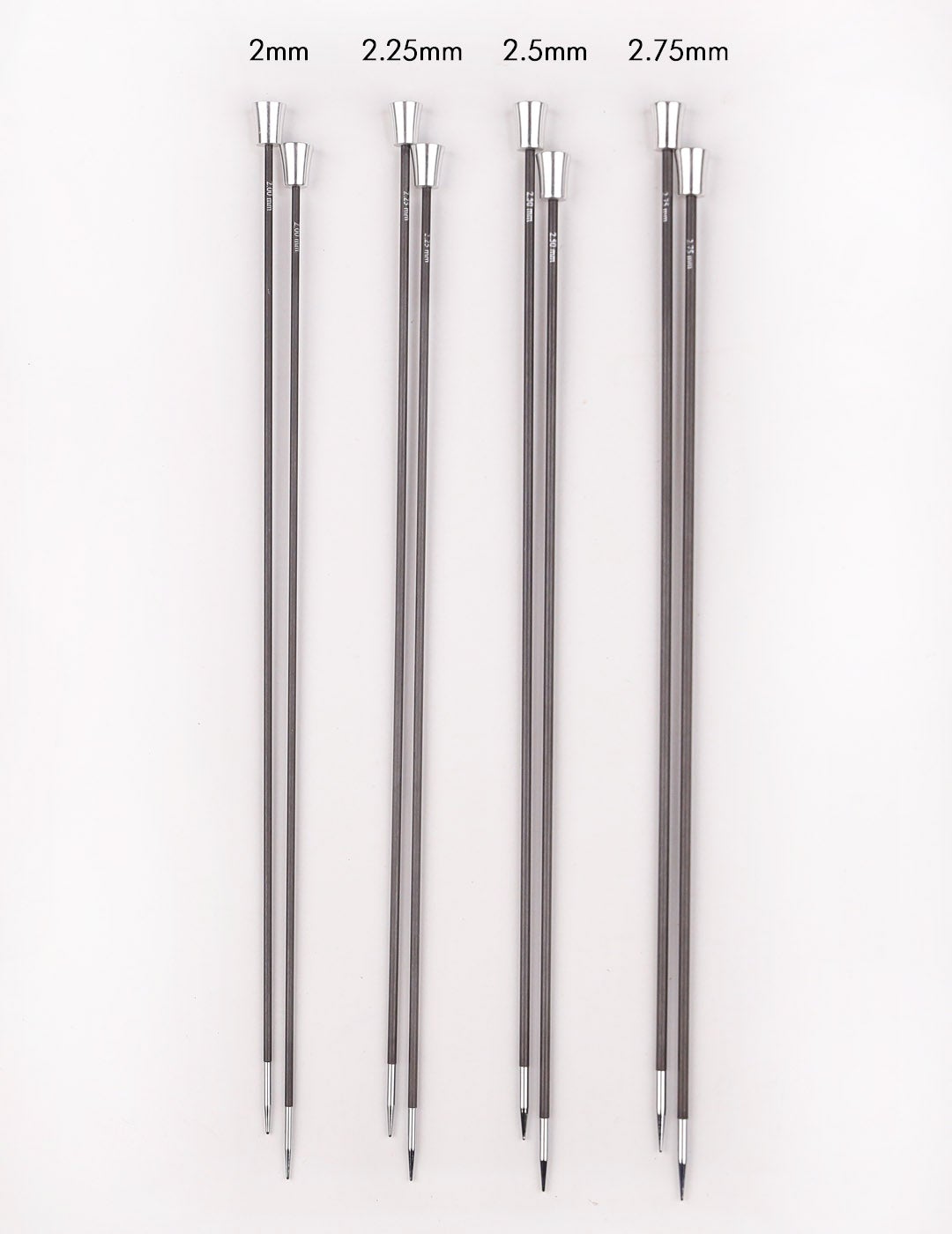 Karbonz Single Pointed Knitting Needles