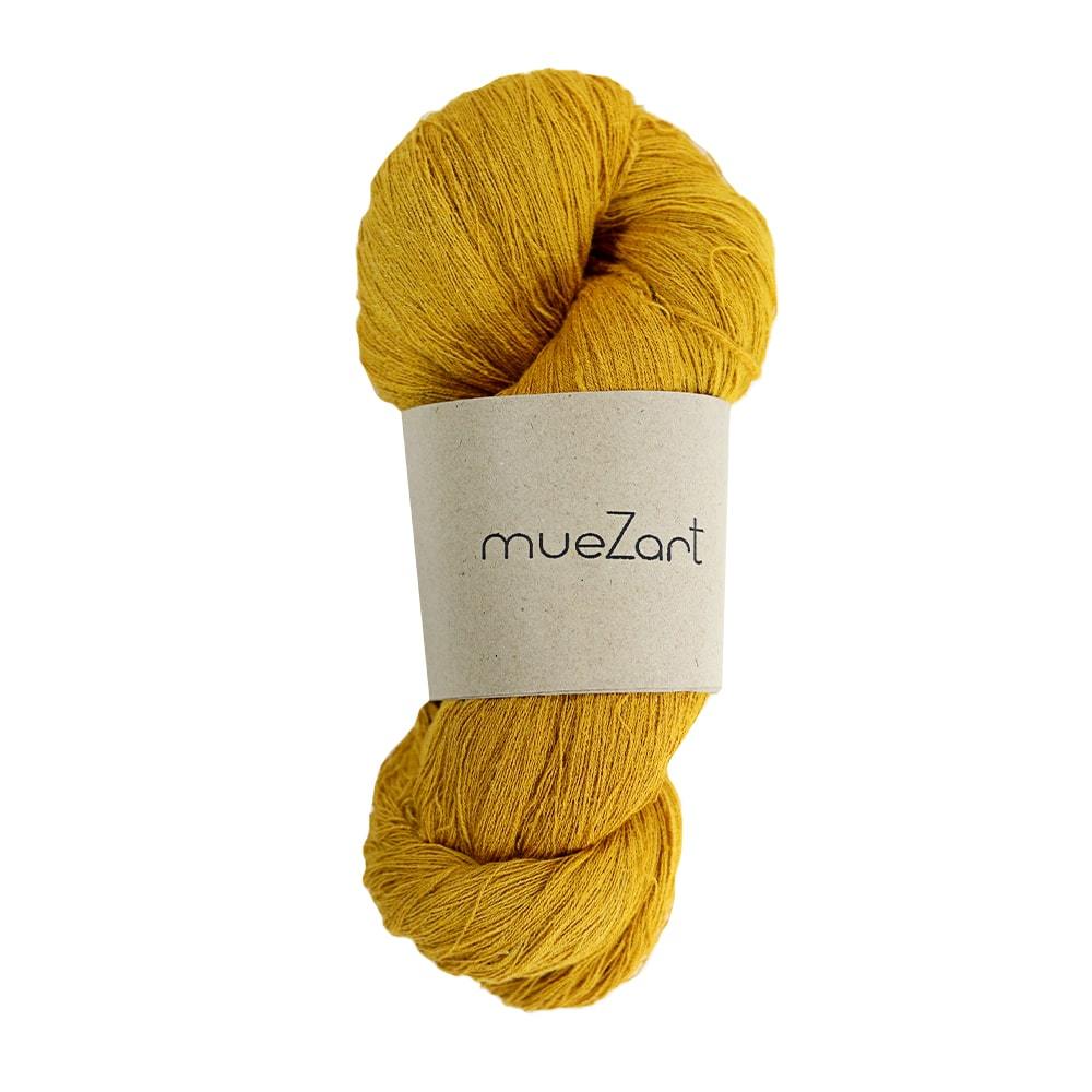 Eri silk naturally dyed fine lace weight yarn | Muezart