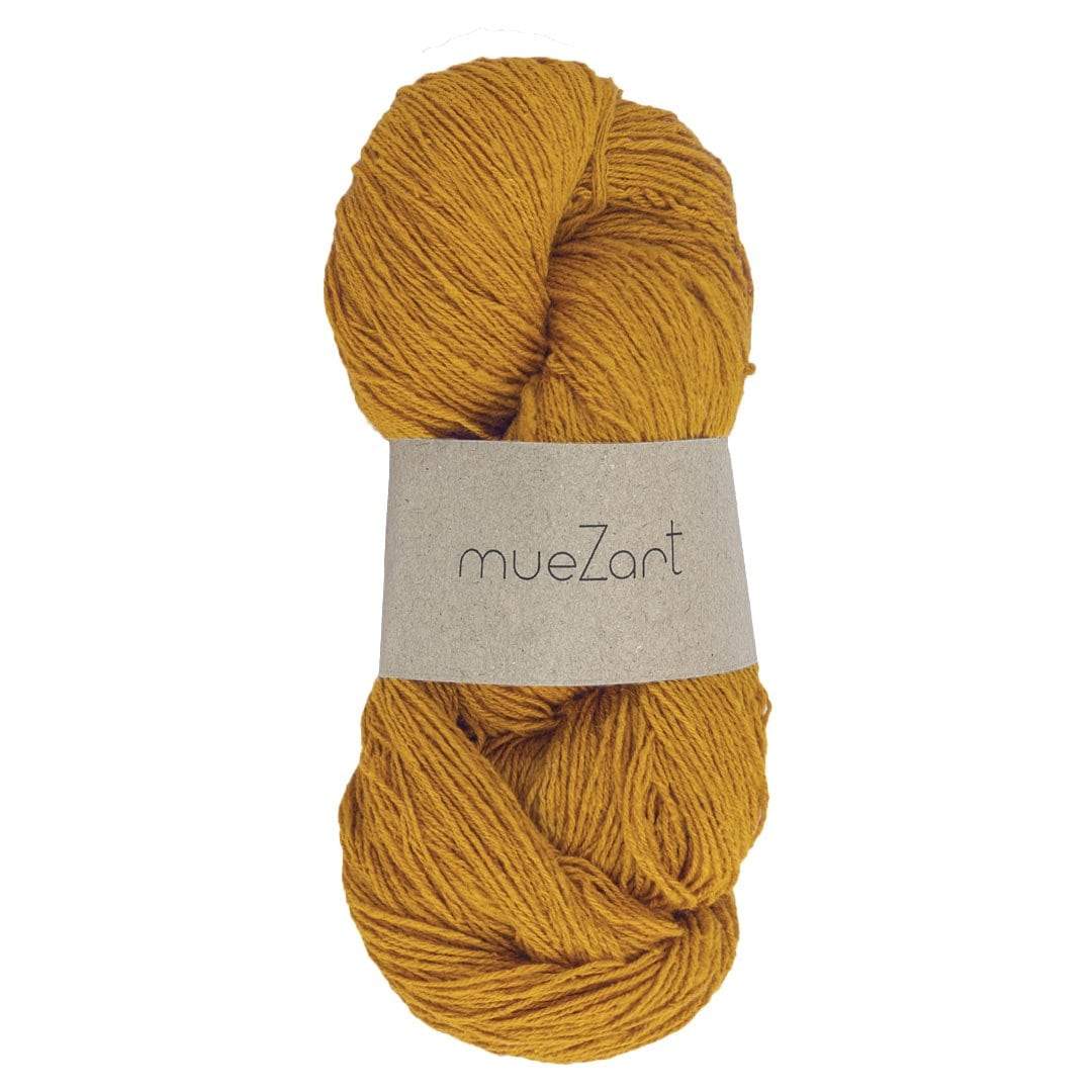 Buy Light Fingering Weight Yarn - Eri Silk Yarn For Crochet and Knitting -  Yellow  Colour