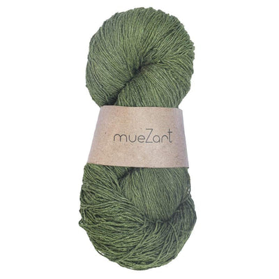 Buy Light Fingering Weight Yarn - Eri Silk Yarn For Crochet and Knitting - Green Colour